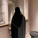 عباية بولكا دوت السوداء | Polka Dot Abaya | عباية سعودية أنيقة