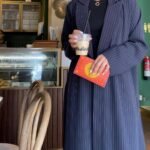 عباية بليزر مخططة من DUJE | Pinstripe Blazer Abaya | صناعة سعودية